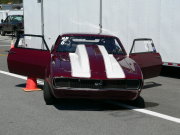 Maroon 1967 Camaro Front View